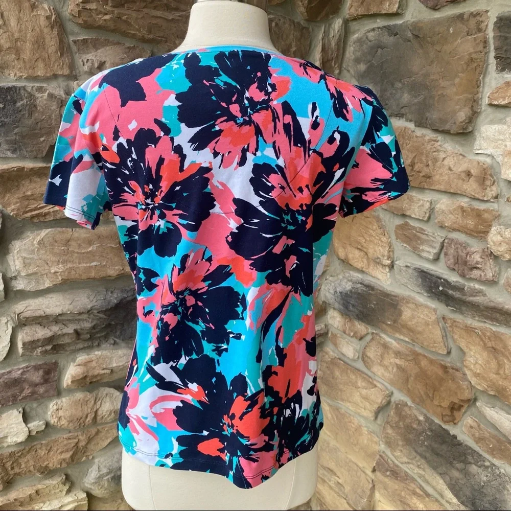 Ruby Rd. Embellished Short Sleeve Top - Picture 7 of 16